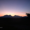 Les Alpilles en feu ...crépusculaire