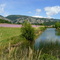 Le lac des Egaux - en arrière plan, le pic de Bure