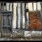Vieux mur à colombages