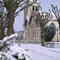 L'église de Pont Sainte Marie un matin d'hiver