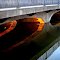 Sun Shines Gold Reflections Under Bridge