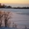 Winter sunset