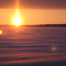 Sun rise West Battle Lake