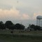 Water tower at the cosmetics plant