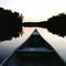 Canoe on Pine Lake