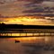 Sunset on North Pond
