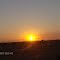 Setting sun below Olivehurst