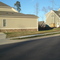 angles & lines in affluent new suburban subdivision in late afternoon winter sunlight, 2-28-08
