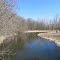 The current state of the historic millpond in Fawn River on 2013