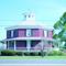 rare octagon house, Orchard Village NY (5-9-2005)