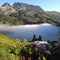 Morgenstimmung am Formarinsee unterhalb der Freiburger Hütte