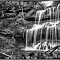 Below the falls