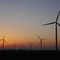 Night is coming in Pigeon's wind farm