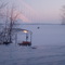 Winter morning, Cedar Lake, Deerwood MN