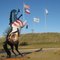 Red,White, Blue  Texas Oil Horse