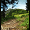 Peak at the end of the path