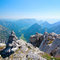 Sonnjoch 2457m, view to Achensee & Rofan