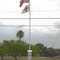 A Star Spangled Banner & the St Georges' Cross.