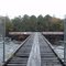 entrance to abandoned railroad swing bridge across Northeast Cape Fear River, 11-12-09