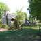 row of former slave quarters at Sam Davis house