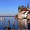 Blick auf den Turmhof in Steckborn am Untersee -Schweiz