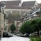 Porrentruy, rue Pierre Péquignat sous la pluie
