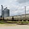 Grain elevators and railroad cars
