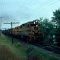 Southbound Maine Central Railroad Freight Train at Gardiner, ME