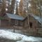 Old cabins near Placid Lake, MT