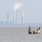 Monroe Power Plant viewed from east Erie