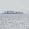 Turtle Island and Davis-Besse nuclear plant viewed from east Erie
