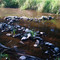 Old Indian fishing weir on the Satucket R.
