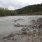 Ash, sand and rocks along the Toutle River