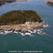 Little River Light from plane