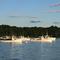 im Hafen von Freeport, Maine