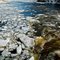 Ice moving downriver, Medomak River, Waldoboro Maine