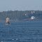 Fiddlers Ledge Monument & Browns Head Lighthouse from Vinalhaven Ferry