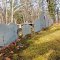 18th century stones at Dromore Burying Ground, Phippsburg Maine