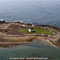 Goat Island Light from the air