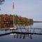 View of Salmon Lake from Dock at Whisperwood Cottages