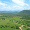 Vista de los cerros del interior de Honduras, en primer plano, las planicies de Valle