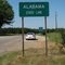 Alabama state border