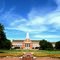Edmond Low Library from Student Union, Oklahoma State University, Stillwater, Oklahoma