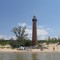 The water front of Little Sable Lighthouse (Silver Lake Dunes Park)