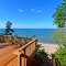 Deck over looking Lake Michigan