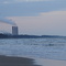Vista de la CFE P.A.L.M , desde la playa, Tuxpan