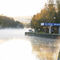 Misty morning in Ilion NY on NYS Barge canal
