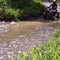 One of the few creek crossings at Tri Co. (bridges over most).  This is right before the RT403 crossing to the new trails.