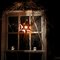 Frosty Windowpanes & Swedish Star at Candlelight Service at Gammelgarden