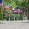 Cemetery on Memorial weekend